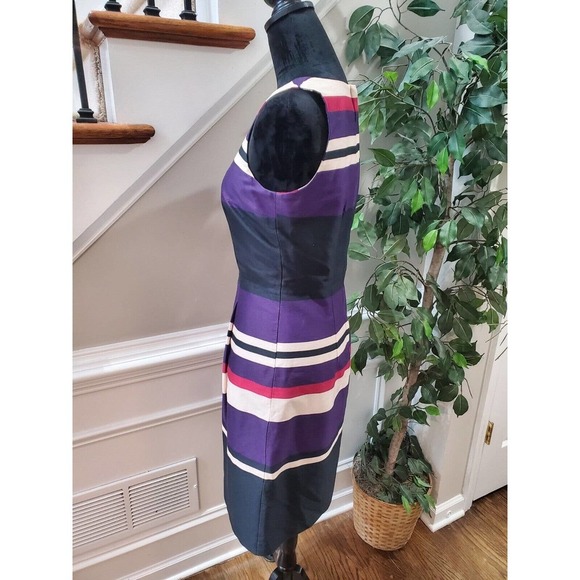 H&M Women's Multicolor Cotton Scoop Neck Sleeveless Casual Knee Length Dress 8 - Picture 6 of 12